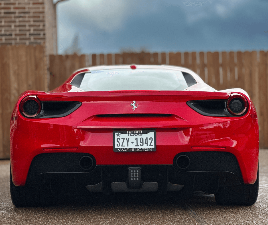 Full Car Detail On Ferrari In Texas