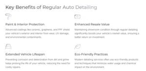 Key Benefits of Regular Auto Detailing