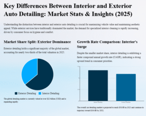 Key Differences Between Interior and Exterior Auto Detailing: Market Stats & Insights (2025)